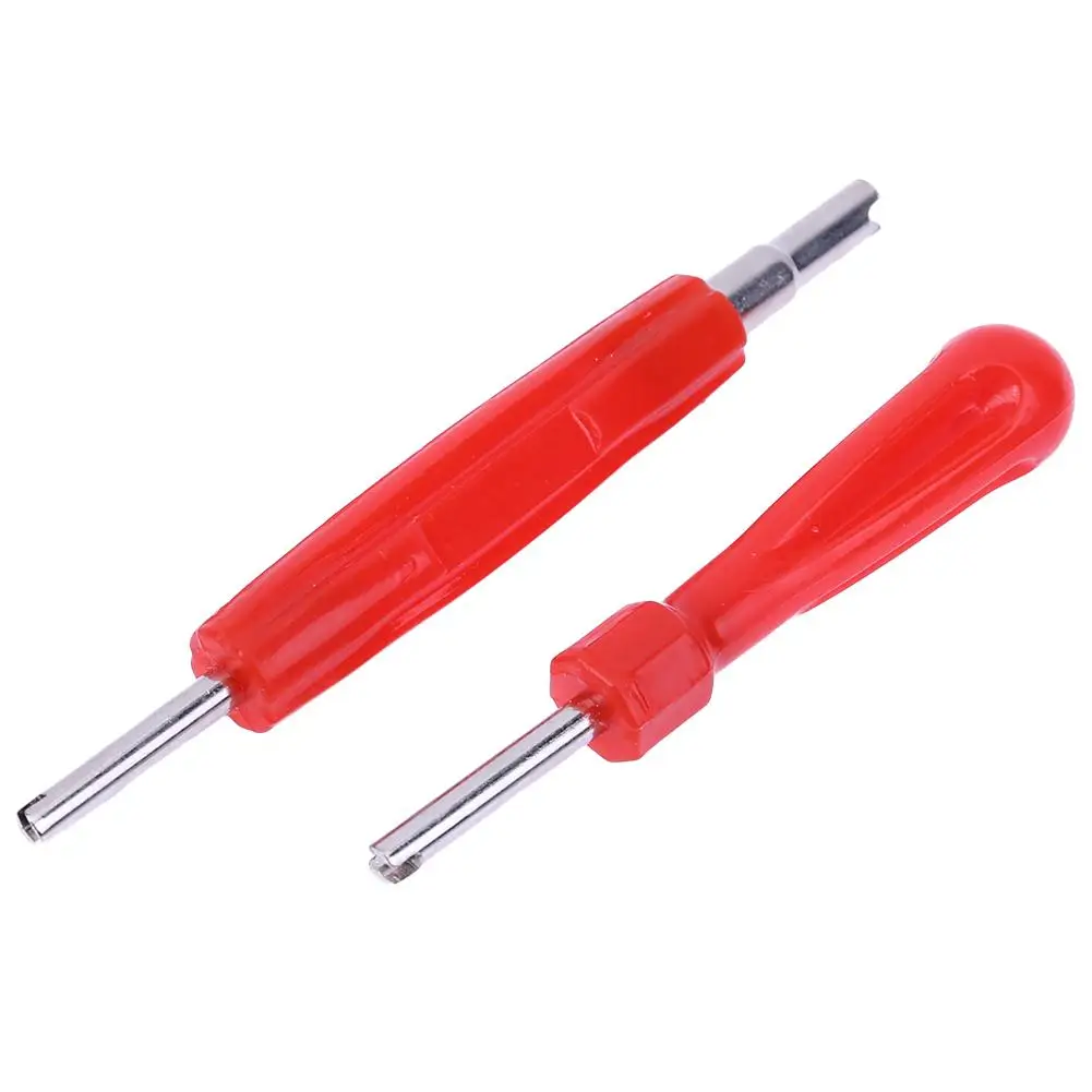 2pcs Tire Valve Service Kit 1pc One Way Core Assembling Tool Two Screwdriver Tyre Repairing for Car |