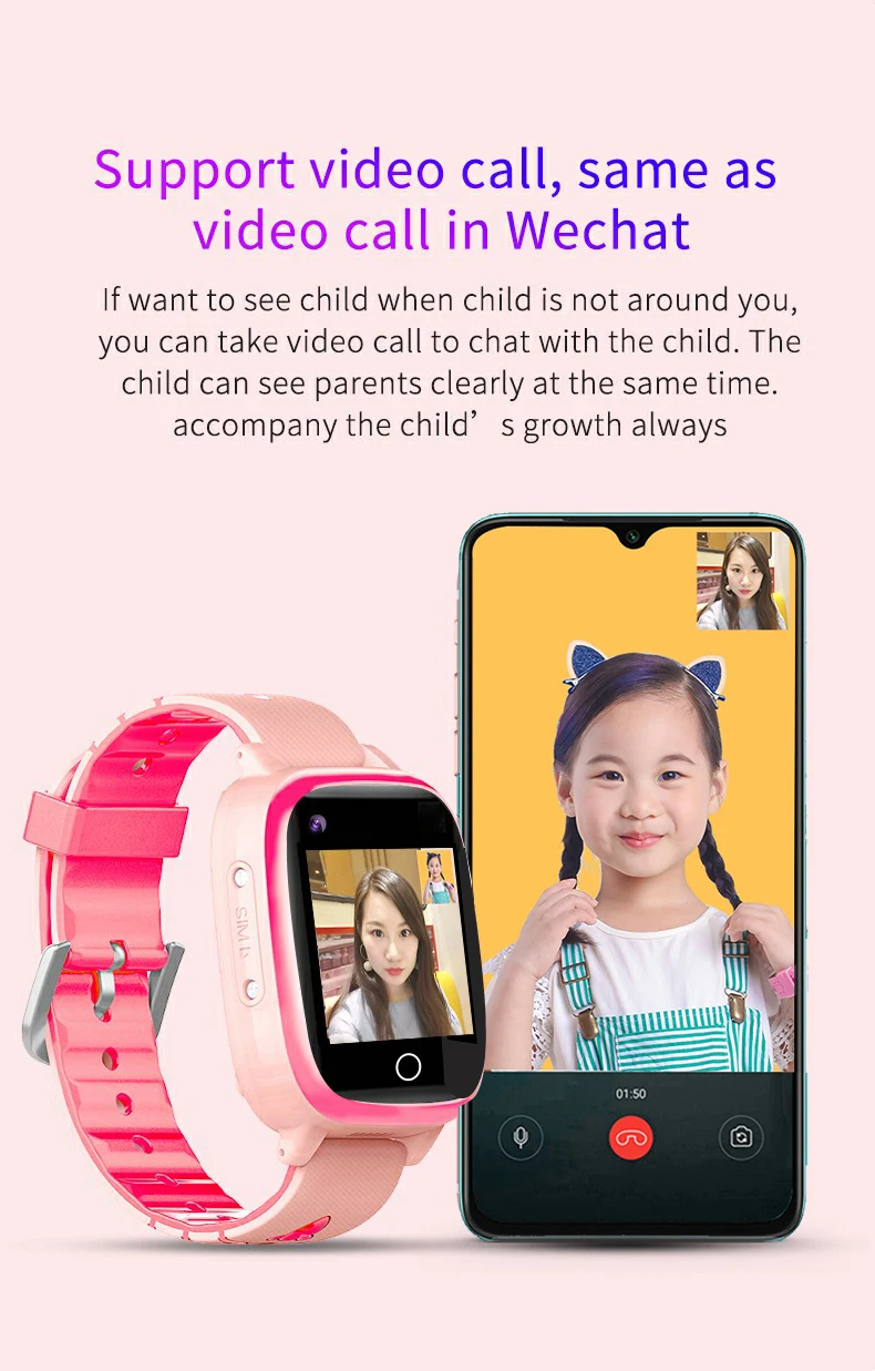 T5 4G дети Смарт часы с GPS трекером smartwatch водонепроницаемый фунтов WI FI