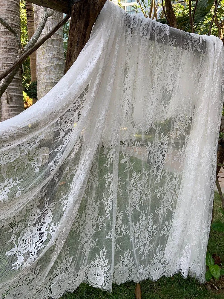 3 ярда светло-коричневое кружево свадебная кружевная ткань в стиле ретро с