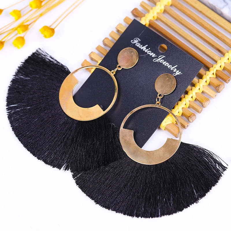 Серьги с кисточками для женщин ювелирные изделия в стиле бохо 2020 корейские