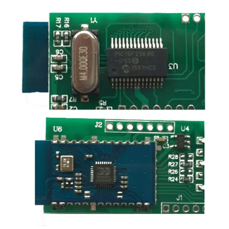 10 шт./лот 2PCB плата OBDII BT V1.5 ELM327 Android и Windows поддерживает дизельные/бензиновые