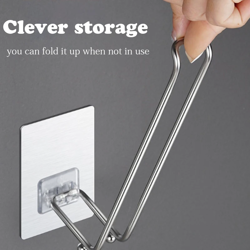 Вешалка для ванной комнаты крючки сортировки вешалки сушки складные