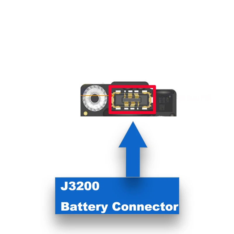 

10PCS/LOT Battery FPC Connector Clip Plug For iPhone 11 11 Pro 11 Pro Max Battery FPC Connector On MotherBoard J3200