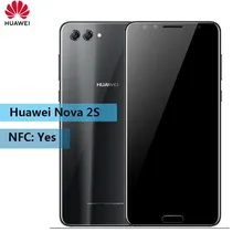 Celular Smartphone Huawei Nova 2S NFC Support 2160*1080 20MP Mobile Phone Refurbished