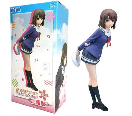 

How to Raise a Boring Girlfriend Katou Megumi Figure Uniforms PVC Action Figure Collection Model Toys Doll Gift