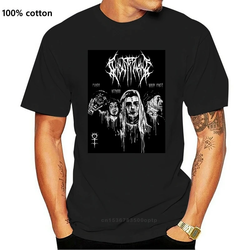 

New Mens GHOSTEMANE World Tour 2017 Dates Music Cotton T shirts Black