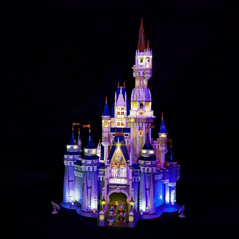 Только набор со светодиодный светильник кой для Dream Castle 71040 (модель в комплект не