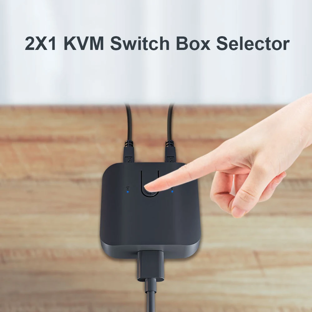 2x1 квм-переключатель 2 порта USB 0 совместный переключатель KVM сплиттер для