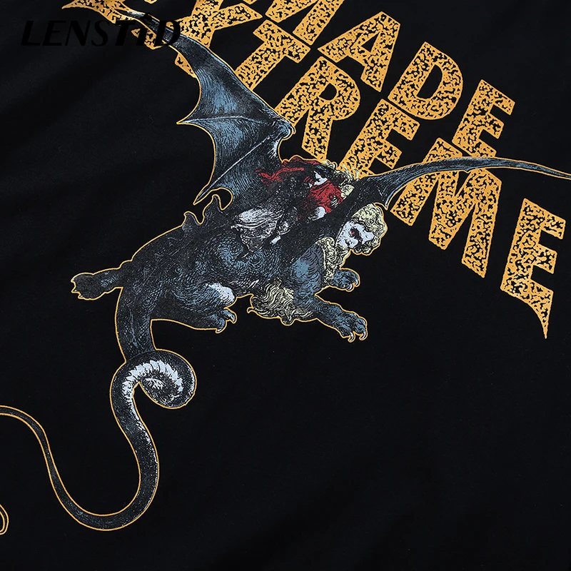 LENSTID креативные футболки с длинными рукавами и принтом иллюстрации 2019 мужские