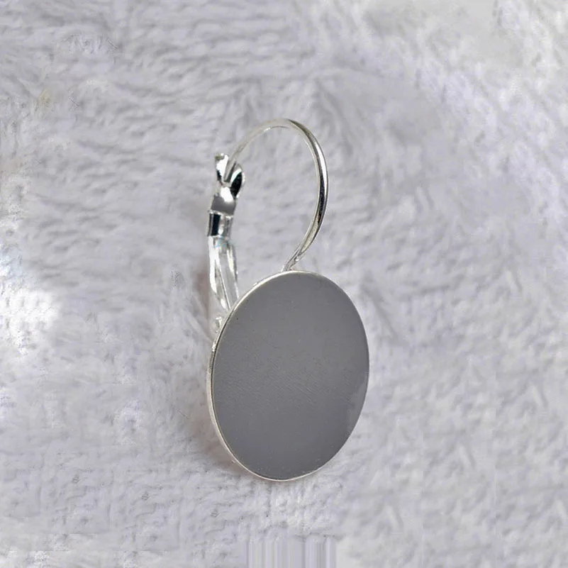 Стеклянные кабошоны латунные базовые накладки Французский рычаг задние серьги