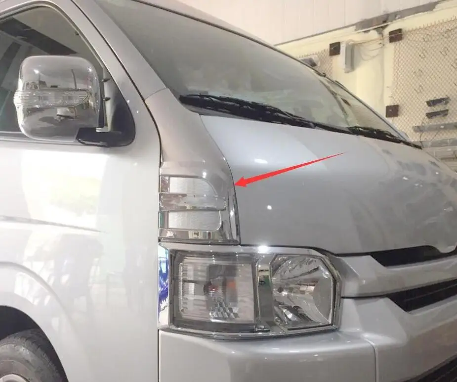 ABS Хромированная наружная формовочная отделка автомобиля Передняя угловая