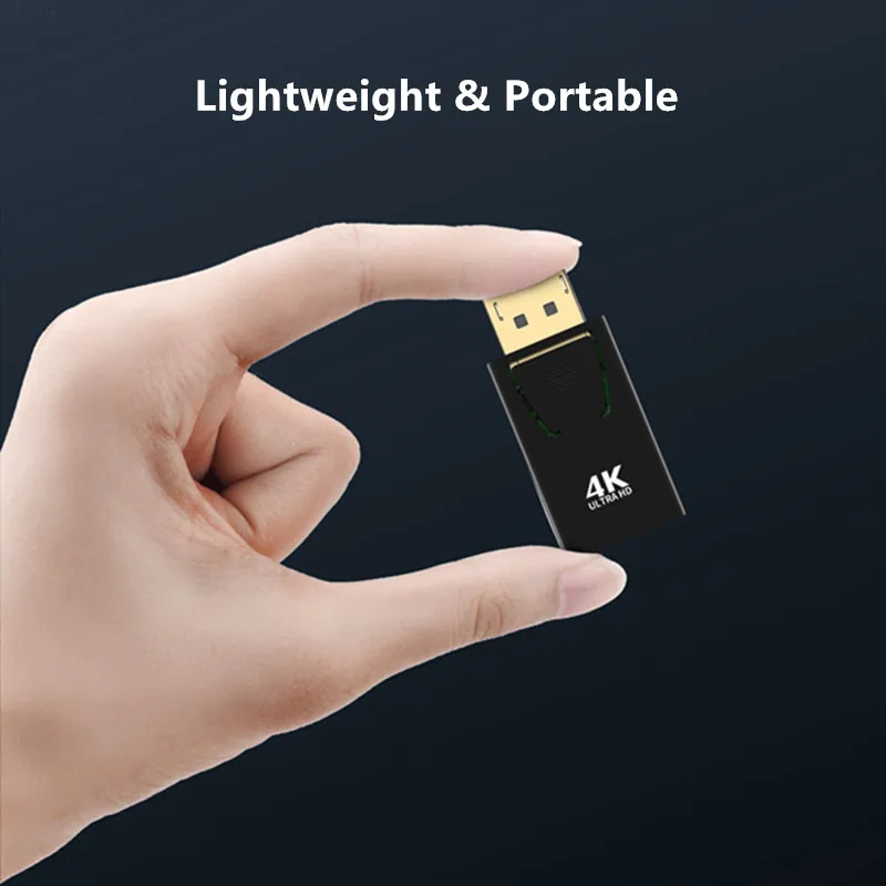 Veggieg DP к HDMI адаптер 4K порт дисплея конвертер Дисплей компьютера адаптер| |
