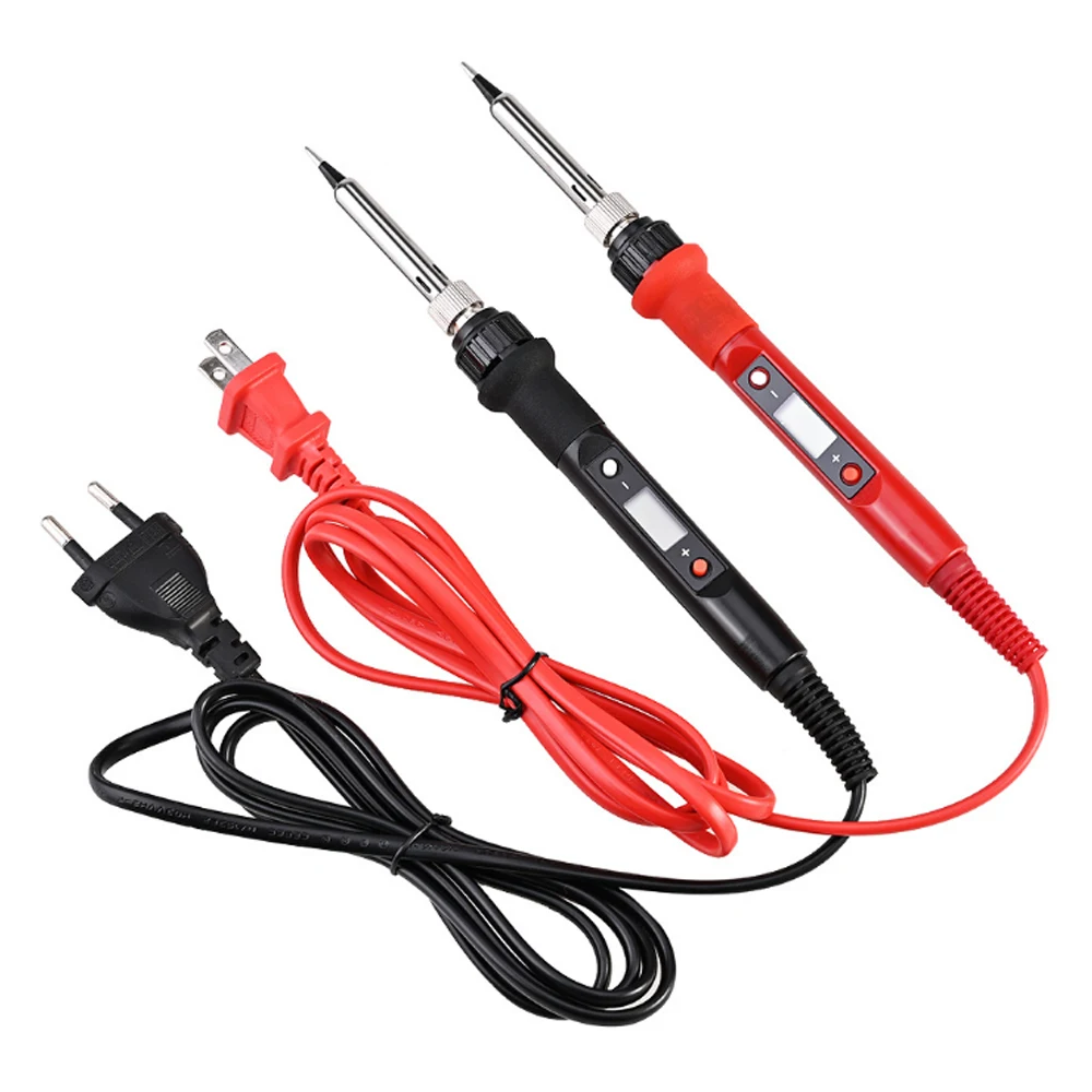 

80W Electric Soldering Iron 110V/220V LCD Digital Display Adjustable Temperature Soldering Iron Tips Home Repair Welding Tools