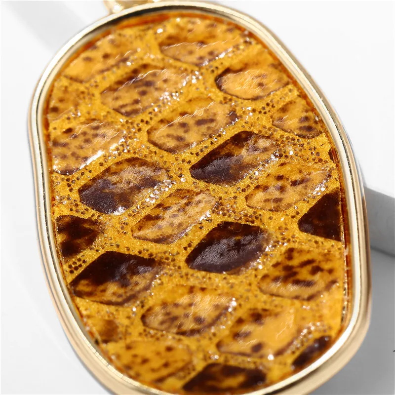 IF ME винтажные золотые серьги подвески из искусственной кожи в виде змеи для