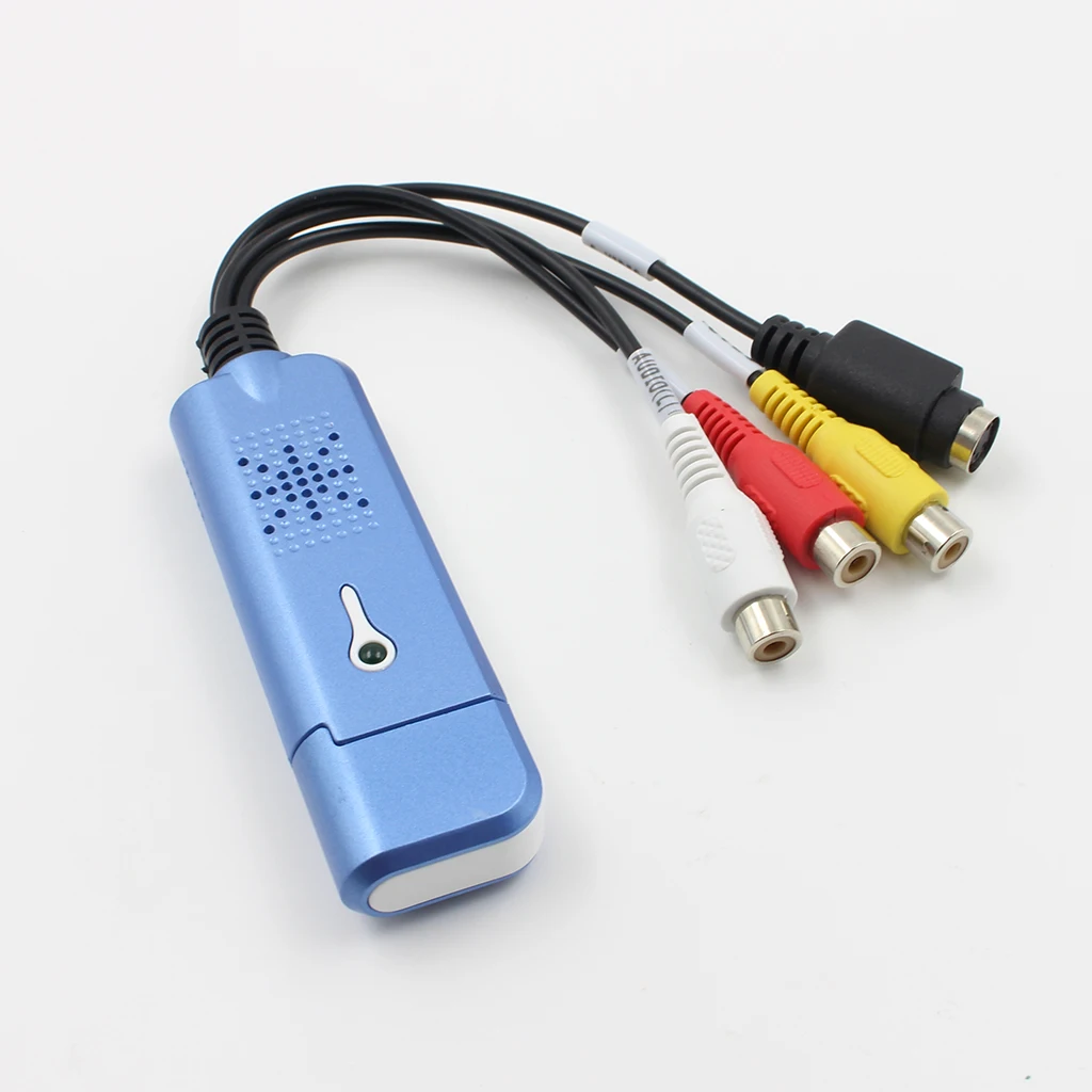 USB адаптер для видеозахвата с захватом чипсетом U tv 007 tv DVD VHS аудио Захват S-Video USB адаптер конвертер Поддержка Win7