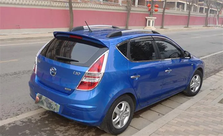 Для Hyundai I30 спойлер 2003 2012 Высокое качество ABS Материал заднее крыло автомобиля