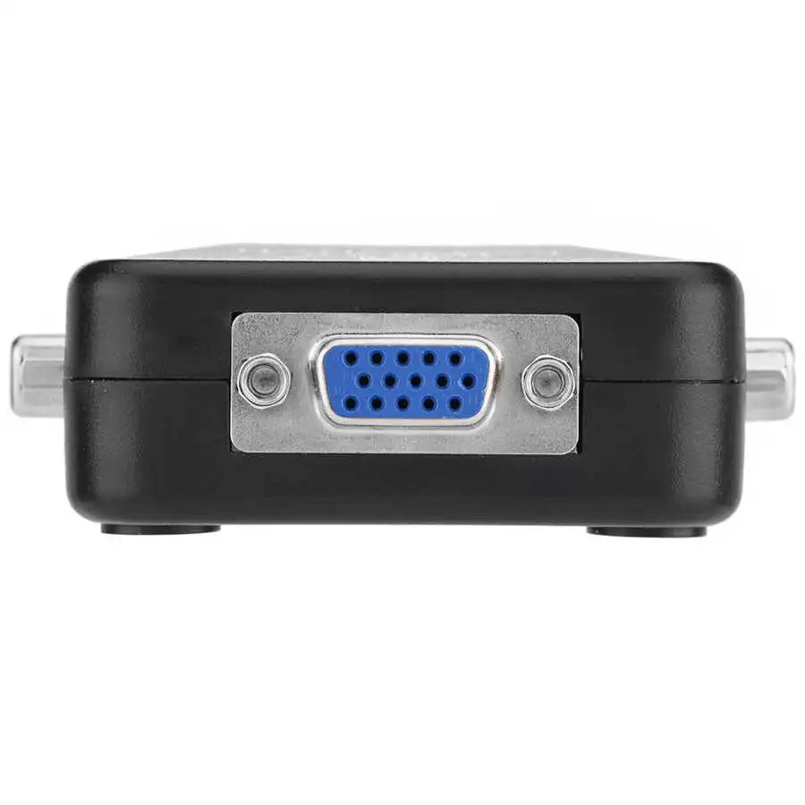 2/4 портов USB 2 0 VGA KVM переключатель для мониторов ПК клавиатуры мыши | Электроника