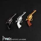 Модель пистолета ASTOYS AS040 16 Solider, черныйсеребристыйзолотистый, для 12-дюймовых экшн-фигурок