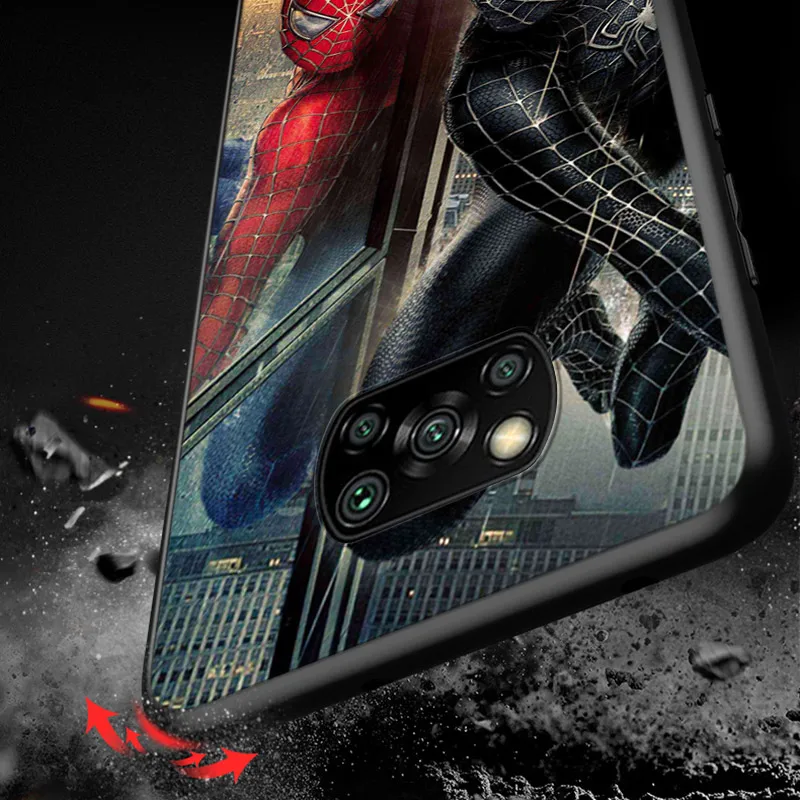 marvel venom spiderman for xiaomi poco x3 gt nfc m2 x2 f2 f3 m3 f1 pro mi play mix 3 a3 a2 a1 lite soft phone case free global shipping