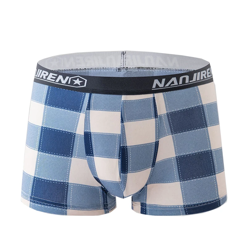 

4Pcs/Lot Men's Underwear Printing Cotton Soft Men's Underpante Men's Home Comfort And Breathable Underwear Hot Sale