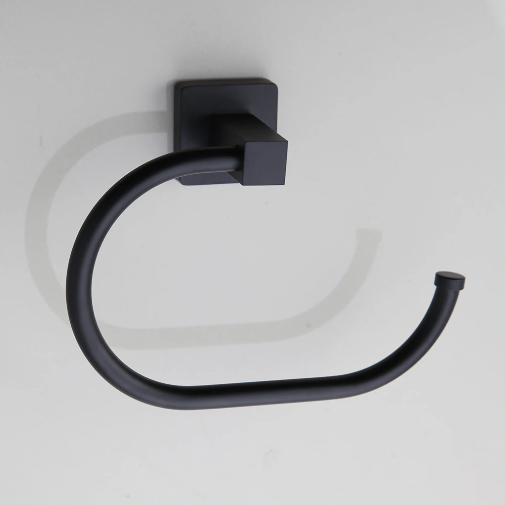 Матовая черная полка KEMAIDI для ванной комнаты полки из нержавеющей стали