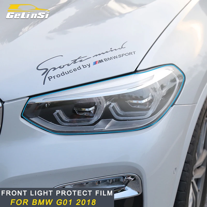 Gelinsi для 2018 2019 BMW X3 G01 X4 G02 Автомобильная передняя фара защитная пленка накладка