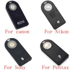 1020 штук ML-L3 RC-6 ик Беспроводной дистанционного Управление для цифровой зеркальной камеры Canon nikon Sony pentax Управление; С Батарея