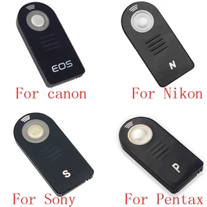 1020 штук ML-L3 RC-6 ик Беспроводной дистанционного Управление для цифровой зеркальной камеры Canon nikon Sony pentax Управление; С Батарея