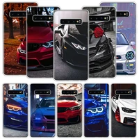 hot blue red for bmw phone case for samsung s22 ultra s21 plus galaxy s20 fe s10 lite 2020 s9 s8 s7 s6 edge cover pattern capa s