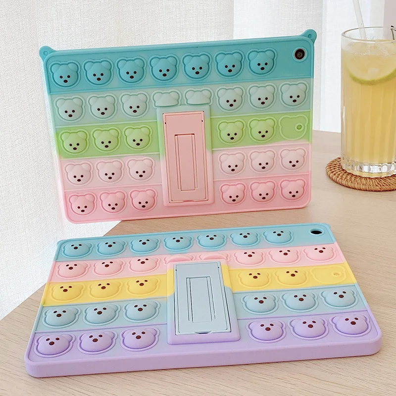 

Силиконовый чехол для iPad Pro 2017 дюйма, защитный чехол с держателем для планшета, 10,5