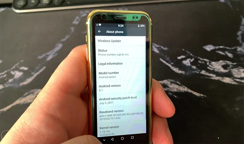 Anica K-TOUCH I9s 3g+ 32G маленький мини двойной 4G Ультра тонкий 3,5 экран Face ID dual SIM двойной режим ожидания Android 6,0