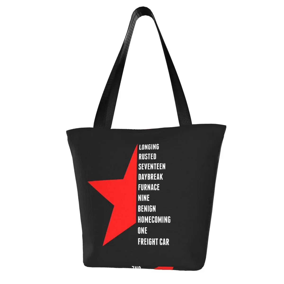 

Bucky Barnes Shopping Bag Aesthetic Cloth Outdoor Handbag Female Fashion Bags