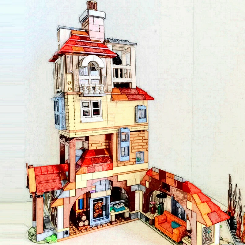 

IN STOCK LepinBlocks Attack On The Burrow Magic Word Movie Compatible With 75980 Building Blocks Bricks Christmas Toys Harryy