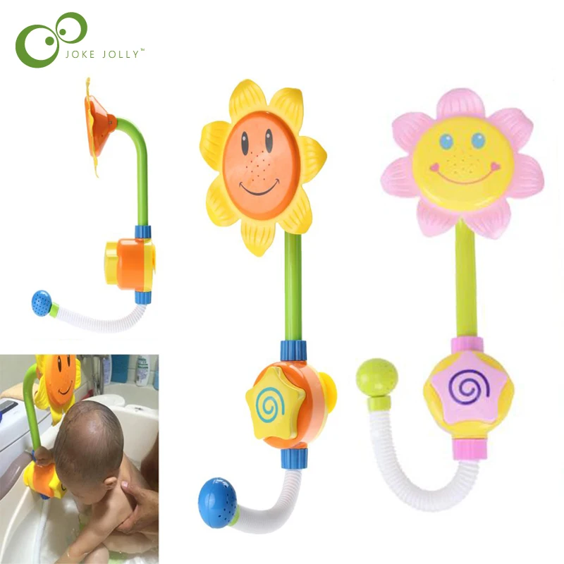 Детская игра Подсолнух детский пресс игрушка Спрей Вода Ванна обучения ребенка