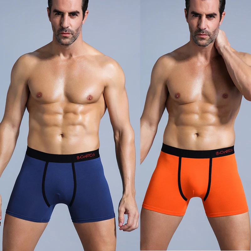 BONTIOS мужские трусы хлопок боксеры семейные boxer men Удобные шорты нижнее белье Calvin