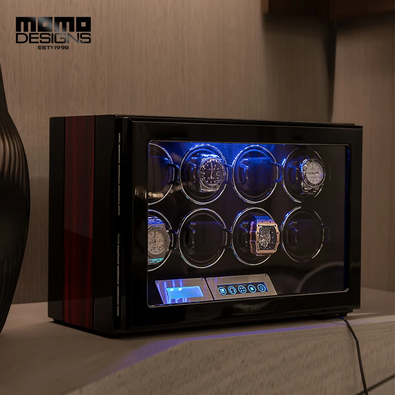 Новинка устройство для намотки часов 8 автоматических деревянная вертикальная