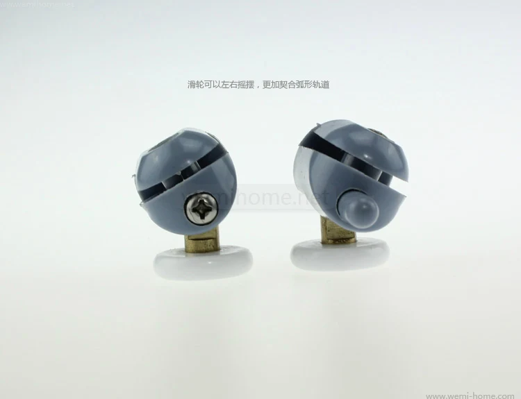 Дуговое стекло для ванной комнаты 1 шт. направляющая раздвижных дверей