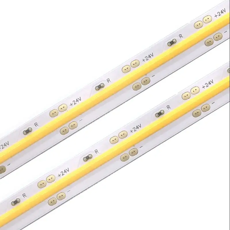 Высокая плотность гибкий cob светодиодные полосы светильник 14 Вт/м DC12V 24V RGB УФ 395