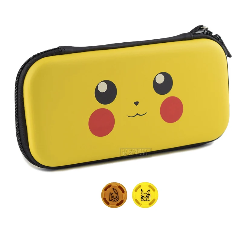 Switch Lite Mini rend аксессуары дорожная сумка для переноски NS сумка чехол и джойстики ручки КРЫШКА ДЛЯ NS для Switch Lite кристальная пленка - Цвет: pikachu1