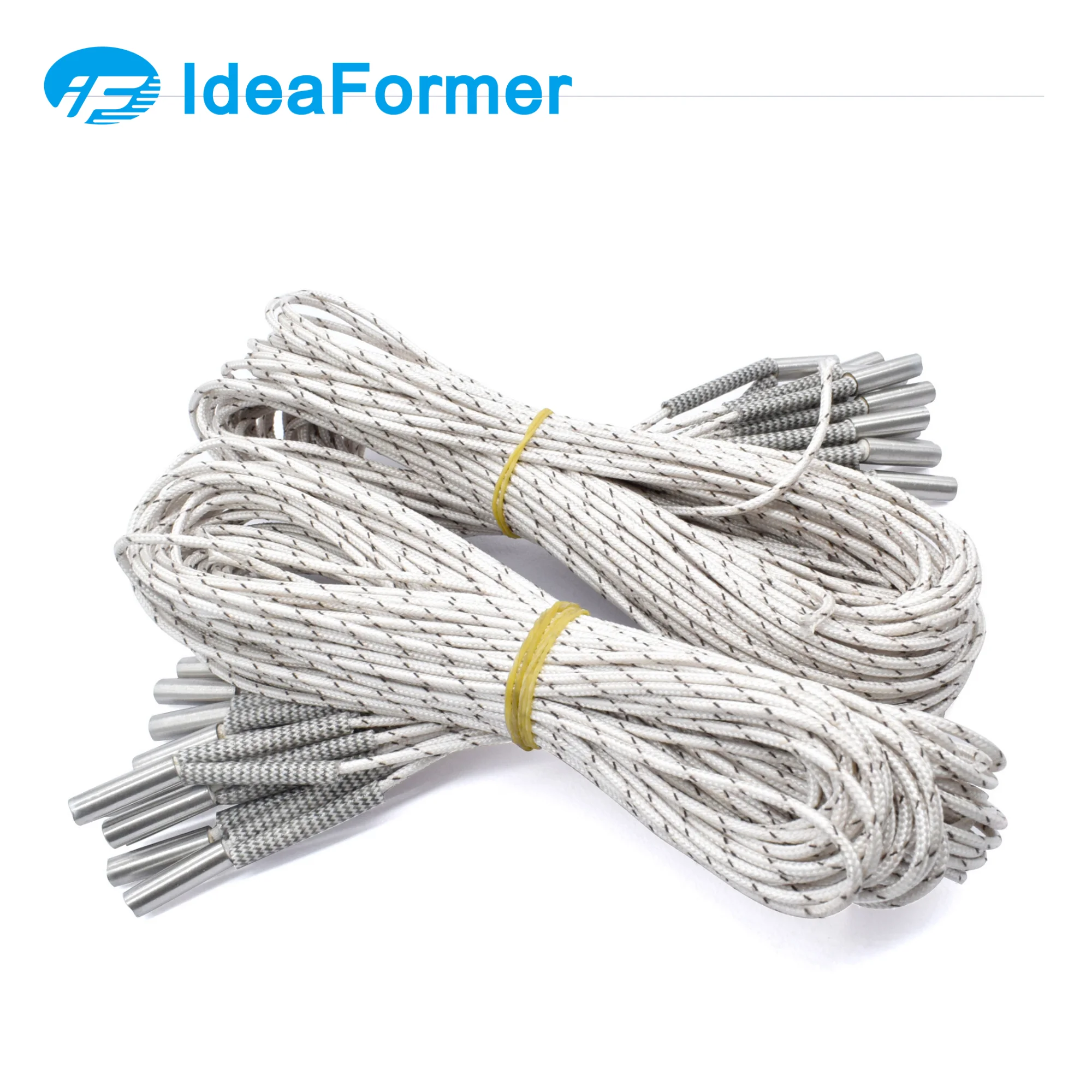 

3D Printer Parts 1m 2m Reprap Heating tube 12V 50W Heating Tube 6*20mm Ceramic Cartridge Heater for 3d printer hotend Kit