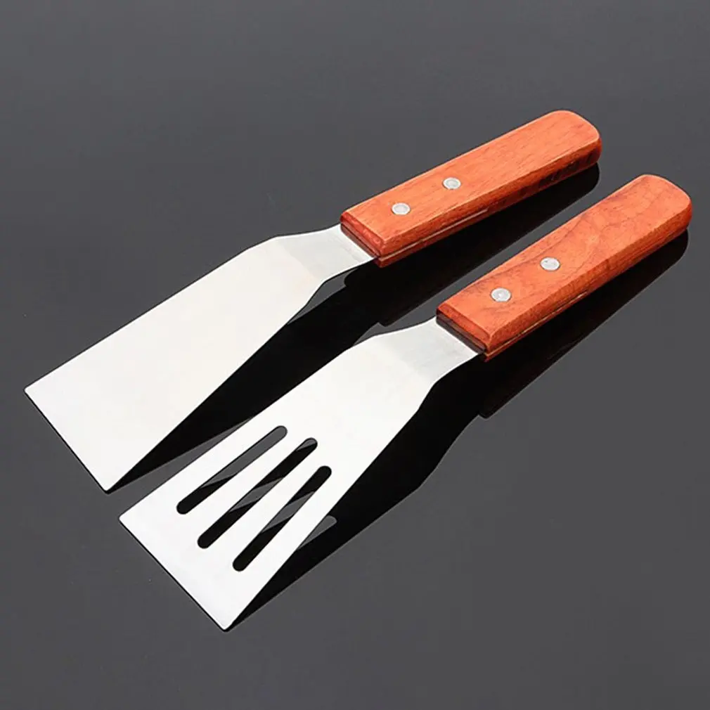 2018 плоская лопатка для барбекю инструменты приготовления пищи щипцы из