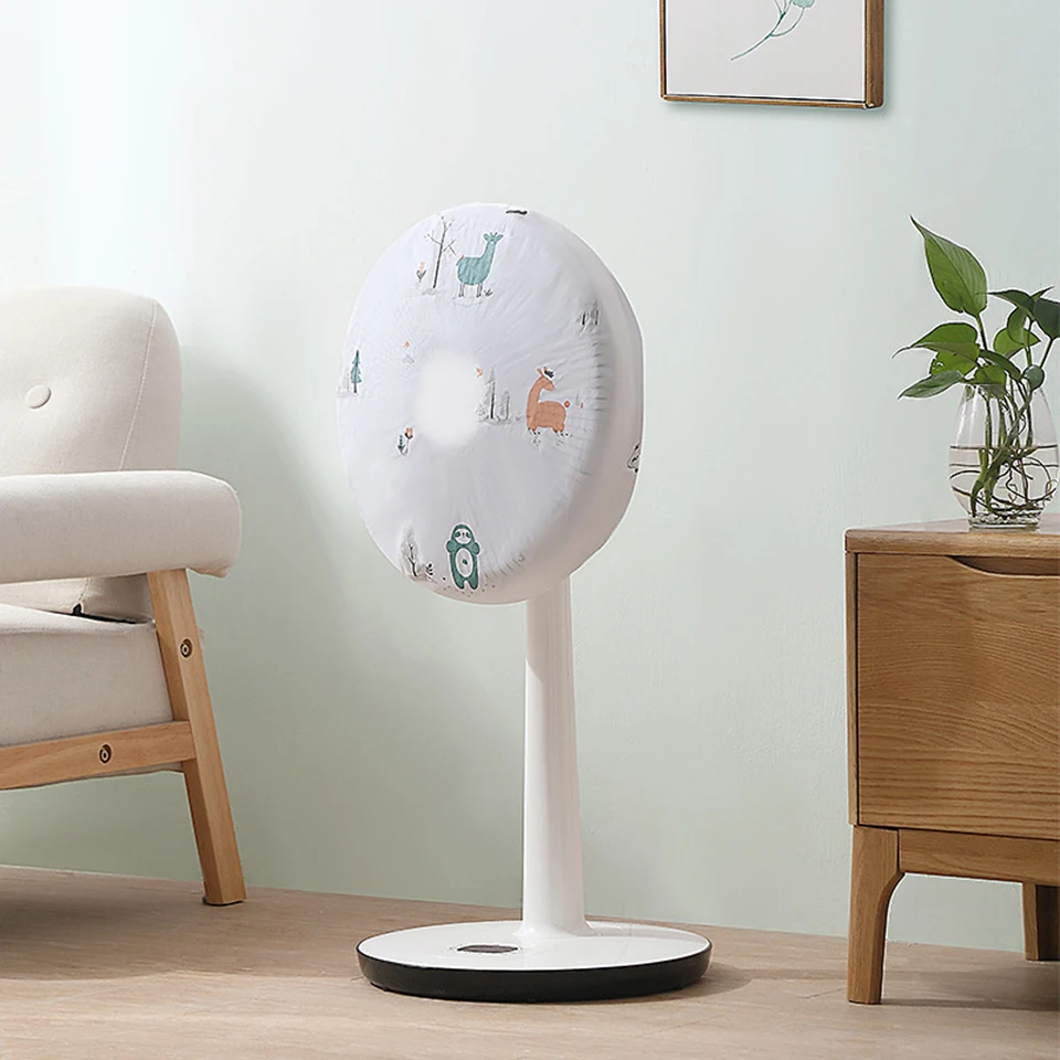 

Cartoon Fan Guard Safety Fan Cover Filters Kid Finger Protector Summer Washable Finger Safety Fan Cover