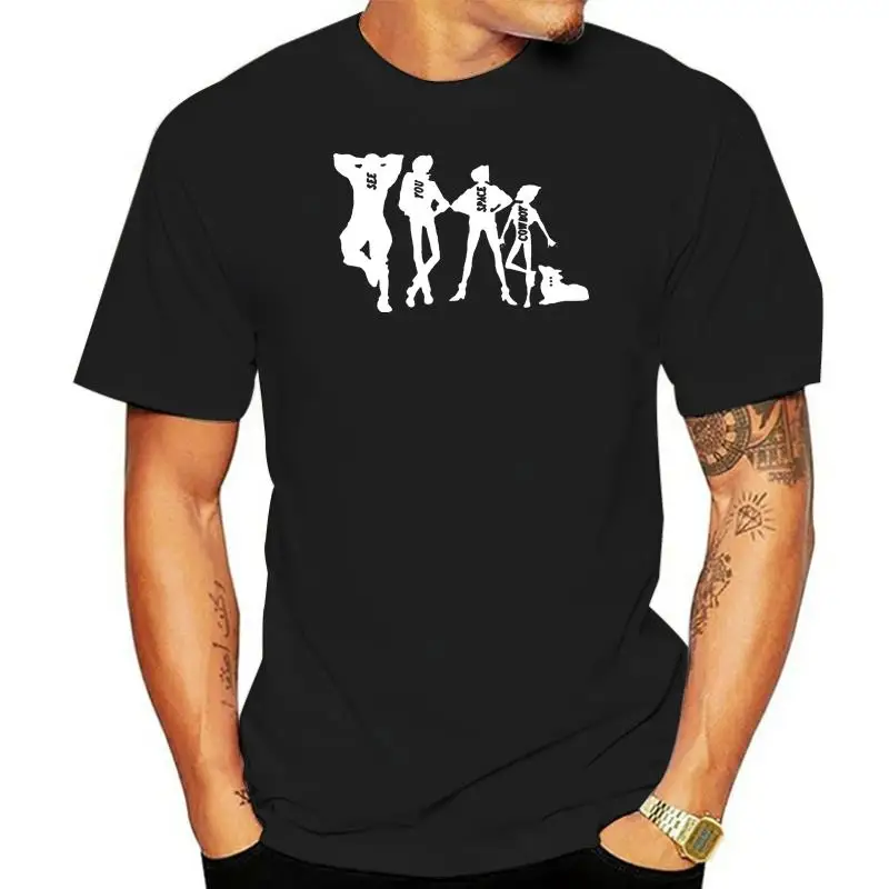 

Cowboy Bebop Character See You Space Cowboy New Black Tees T-Shirt S-3XL