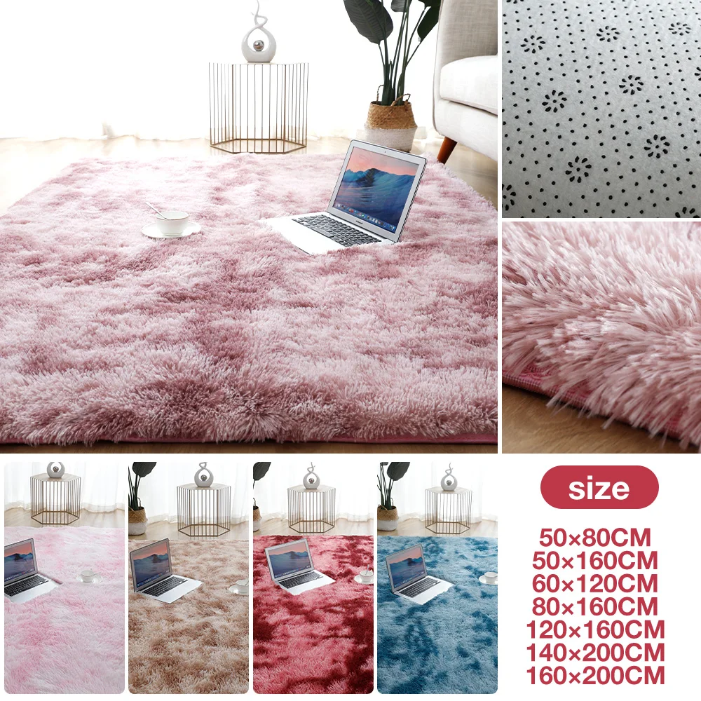 Carpet Soft Plush Rug for Living Room Floor Rugs Fluffy Carpets Bed Children Decor Mat Home New Non-skid Blanket | Дом и сад