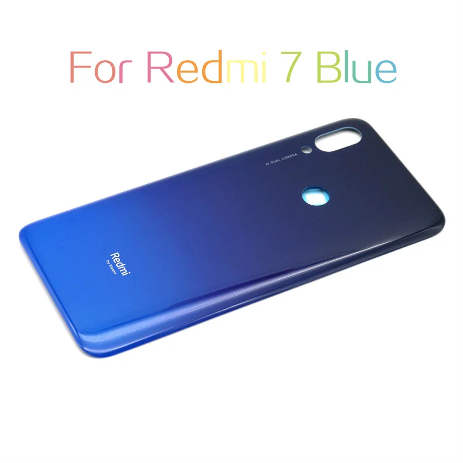 Задняя стеклянная крышка для Xiaomi Redmi Note7 Note 7 крышка батареи задняя Дверная панель корпус чехол для Redmi Note 7 Pro крышка батареи