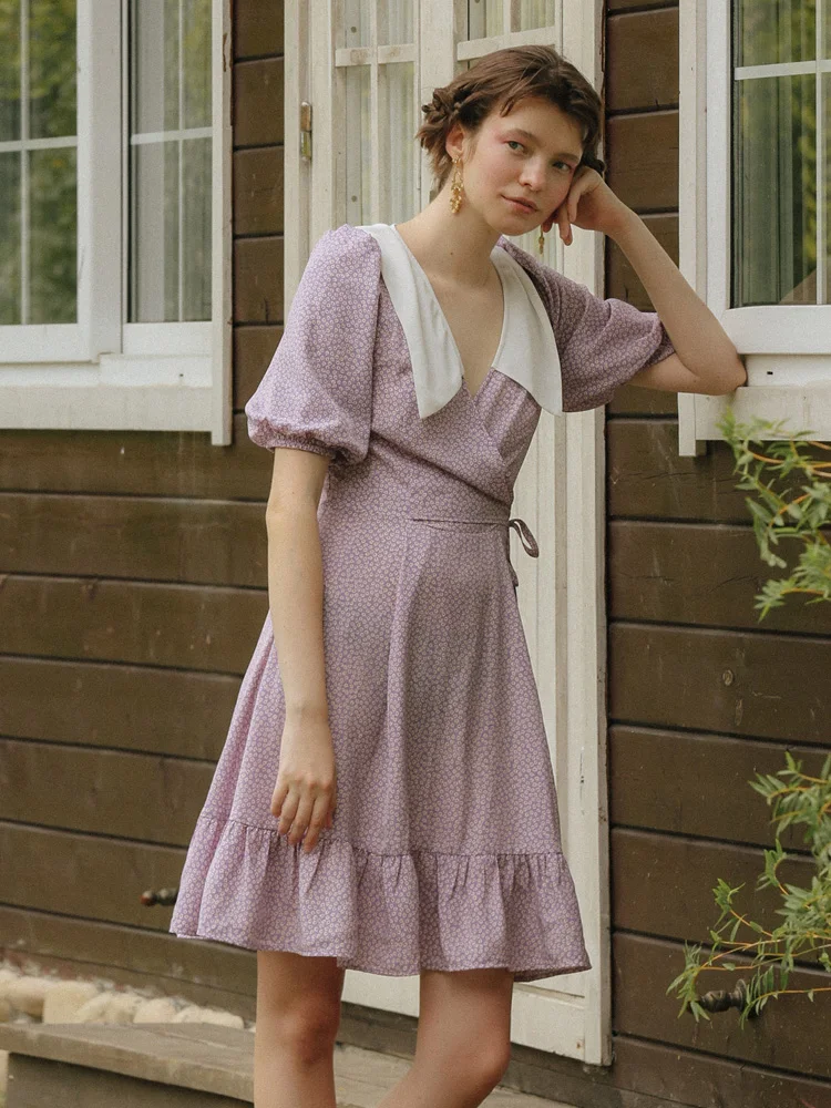 Женское винтажное короткое платье оригинального дизайна пляжные свободные