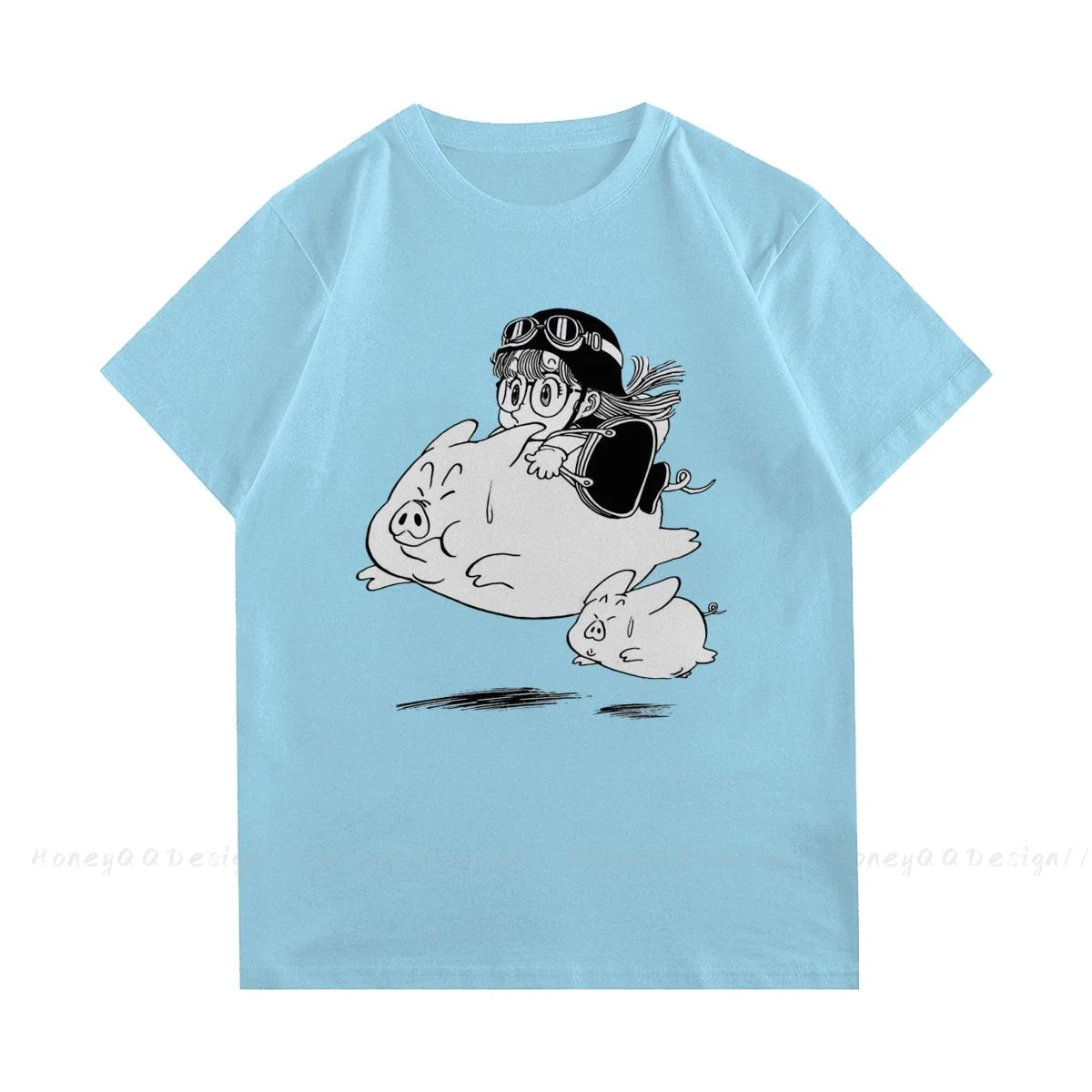 

2021 Новая женская футболка с надписью Dr Slump Harajuku, футболка с принтом свиней, женские футболки