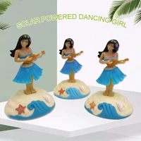 new fashion solar powered dancing girl swinging animated bobble dancer toy car decor kids toys gift