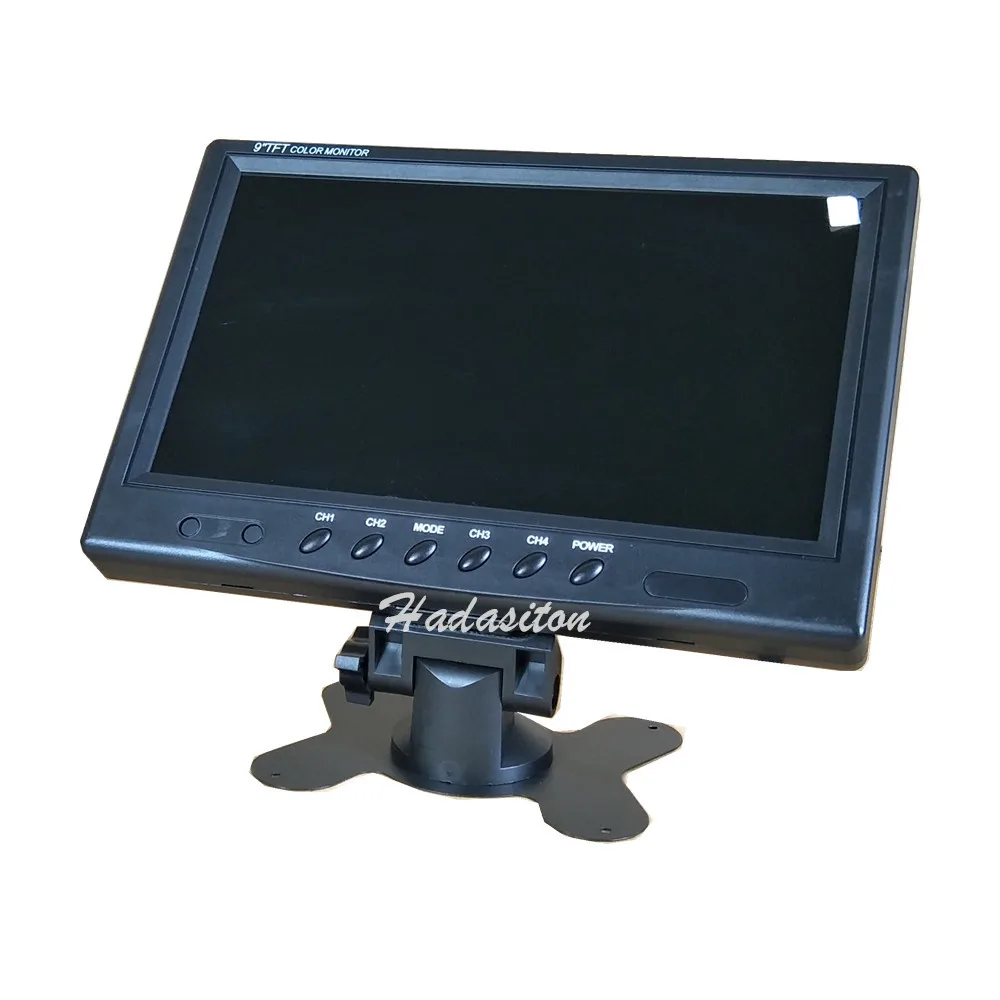 Автомобильный монитор на подголовник с 4 раздельными экранами 9 дюймов канальный