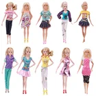 Новая кукла Платье ручной работы куклы-Барби платье для маленьких девочек на день рождения Новый год подарок для детей